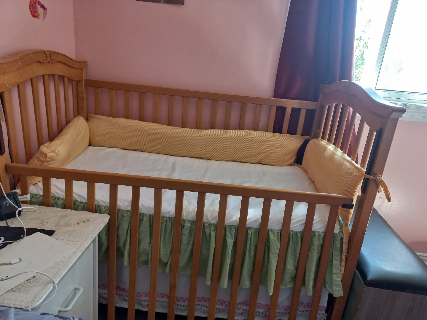 Wooden Baby Crib