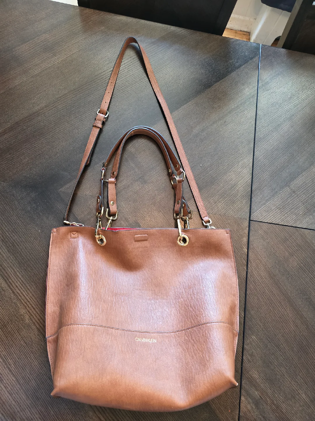 Calvin Klein North South Sonoma Reversible Purse thumbnail