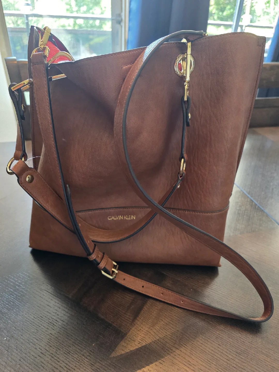 Calvin Klein North South Sonoma Reversible Purse image indicator(9)