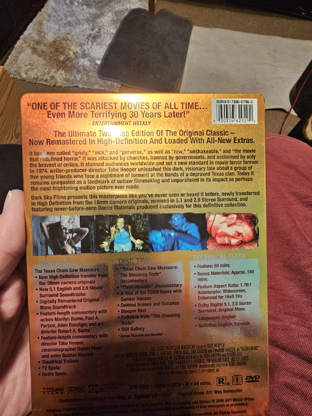 The Texas Chain Saw Massacre DVD - photo 2