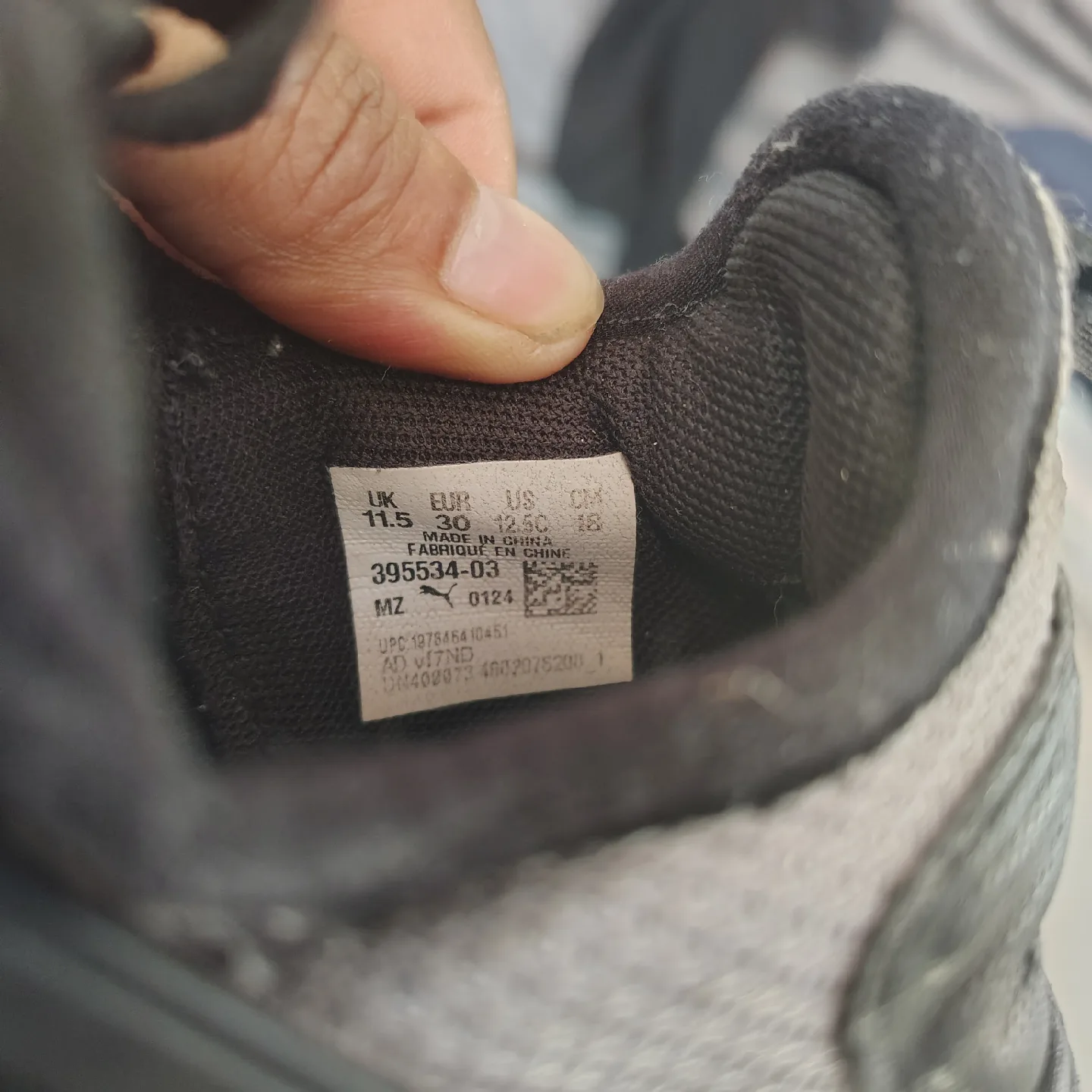 Puma Kids' Running Shoes - Black/Gray size 12.5C image indicator(7)