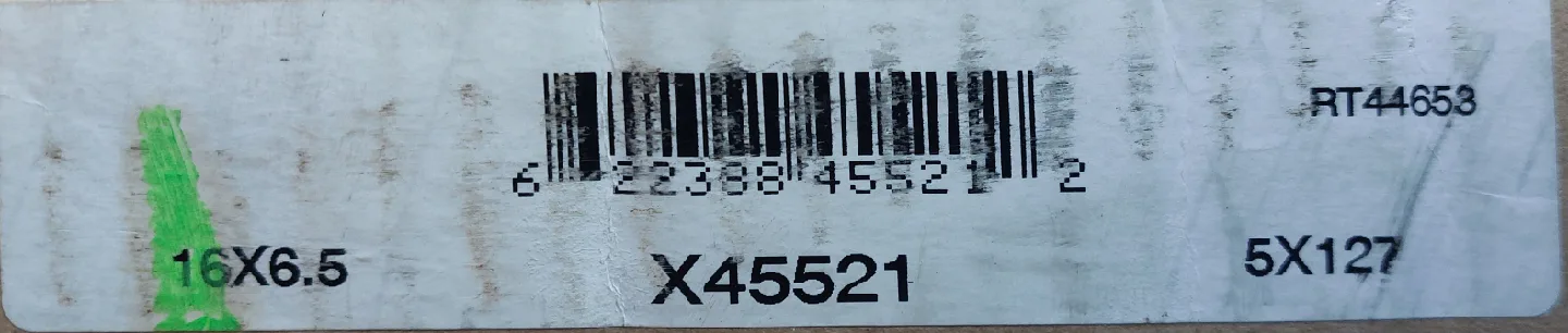 Steel Rims 16X6.5 5X127 image indicator(2)