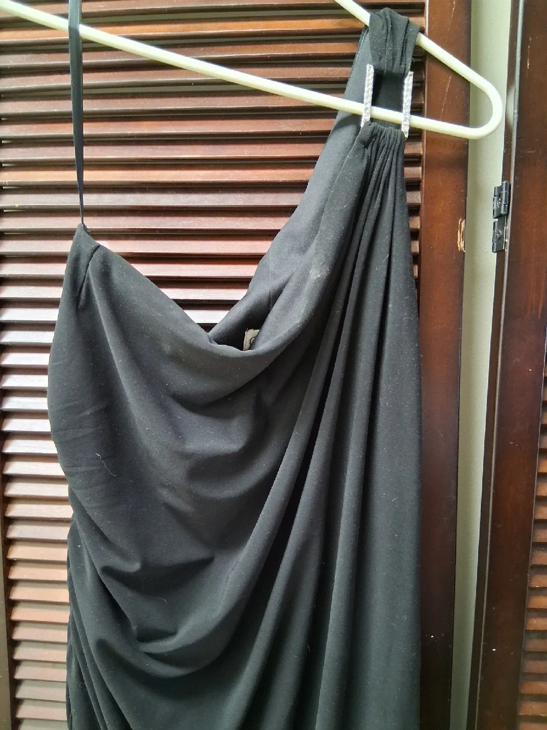 Black One-Shoulder Dress Cache image indicator(4)