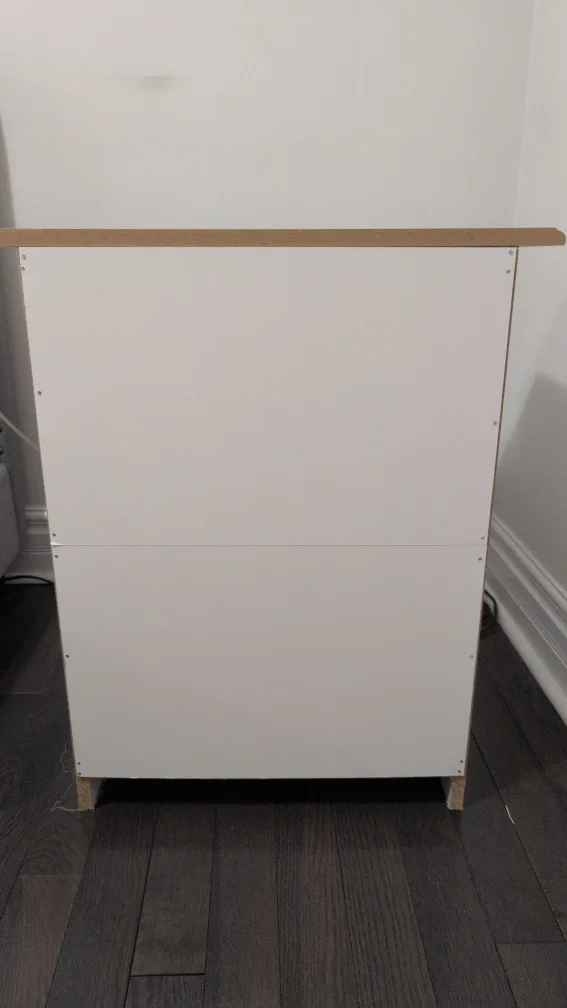 White Bedside Table with 2 Drawers image indicator(5)