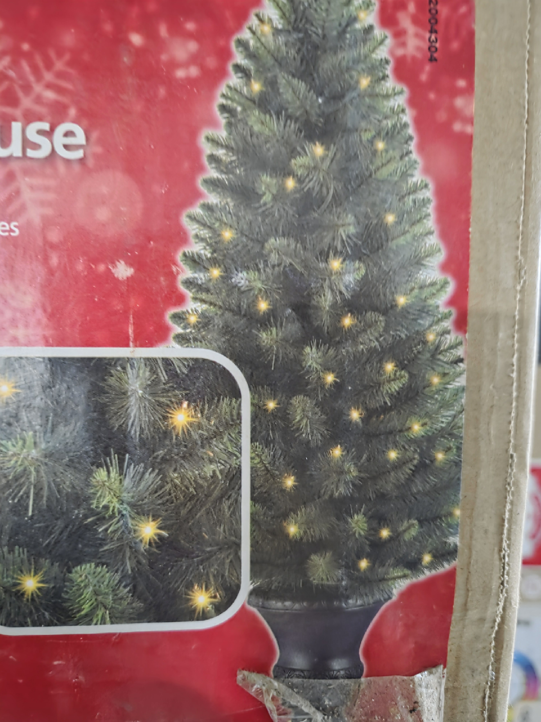 Home Accents Holiday Pre-Lit Potted Tree Set - photo 2