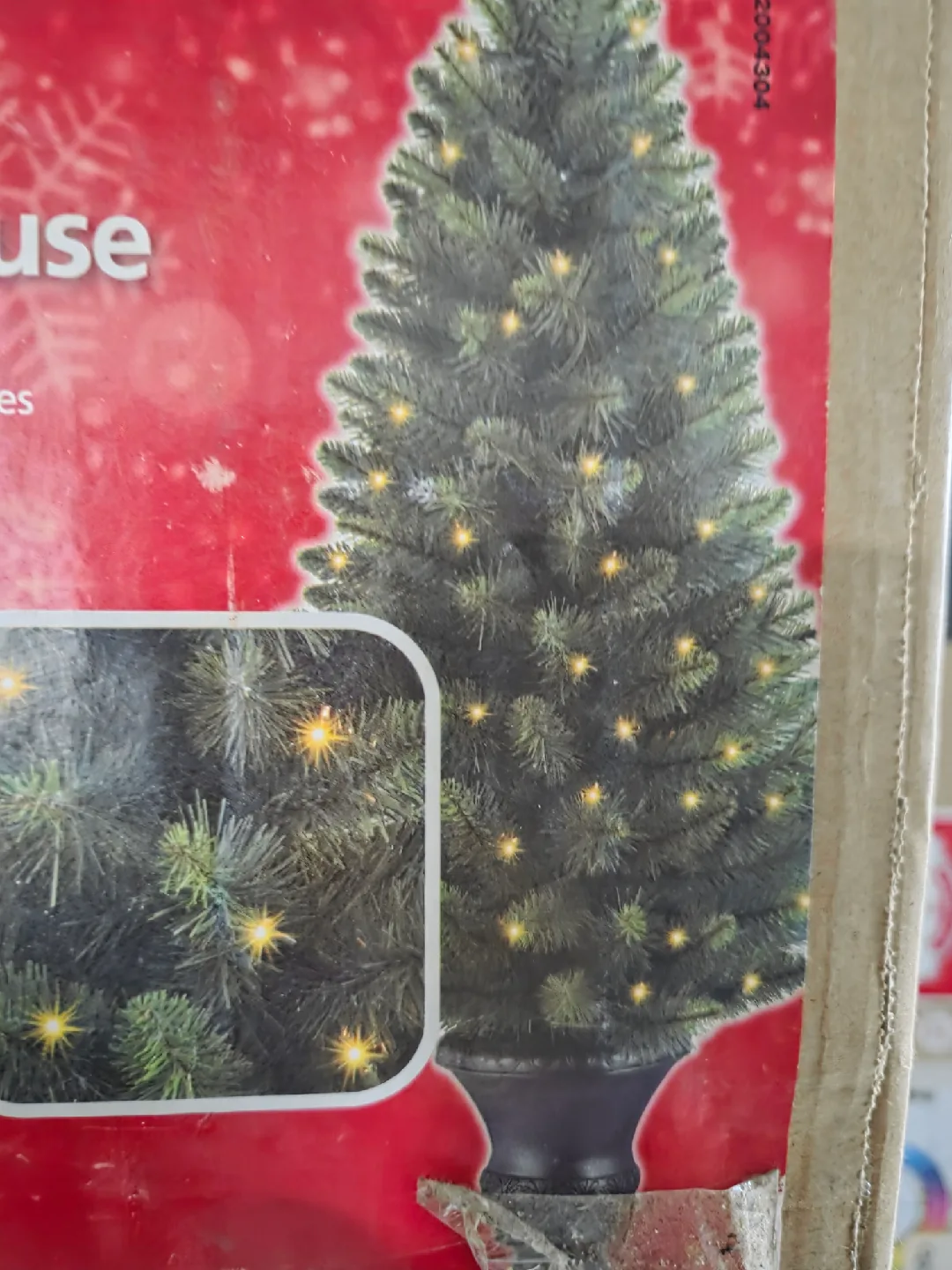 Home Accents Holiday Pre-Lit Potted Tree Set image indicator(2)