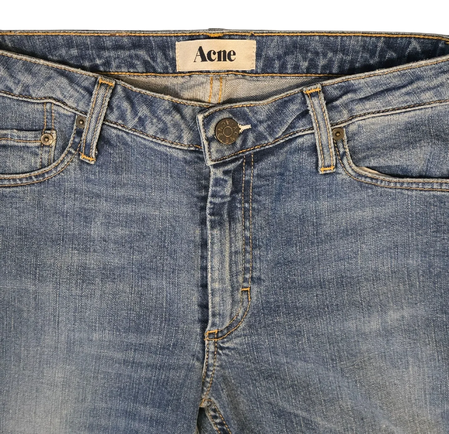 Vintage Acne High Rise Straight Jeans 28/32 image indicator(3)
