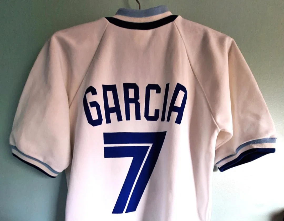 Vtg 80’s Toronto Blue Jays #7 DAMASO GARCIA Jersey LOGO Patch image indicator(4)