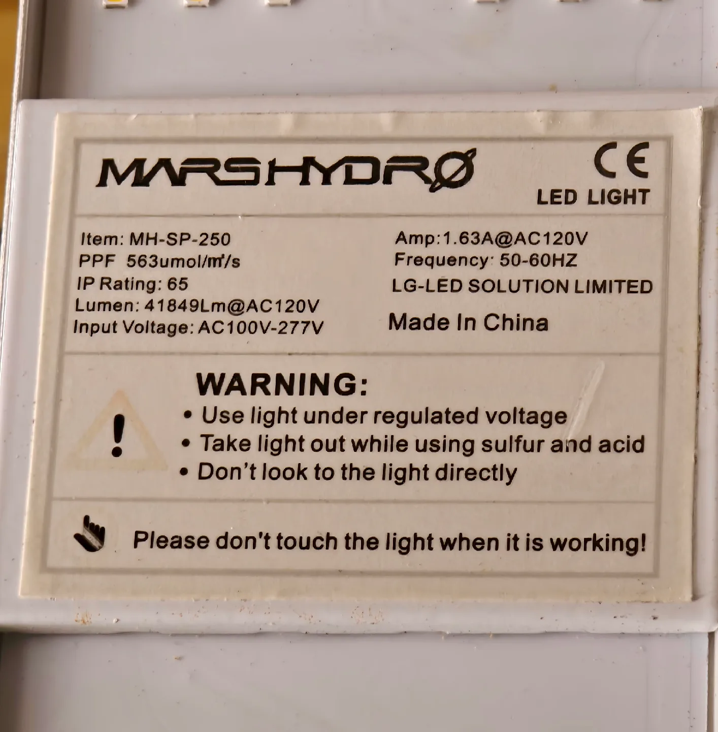 Mars Hydro SP-250 LED (X2) Grow Lights (X2) image indicator(3)