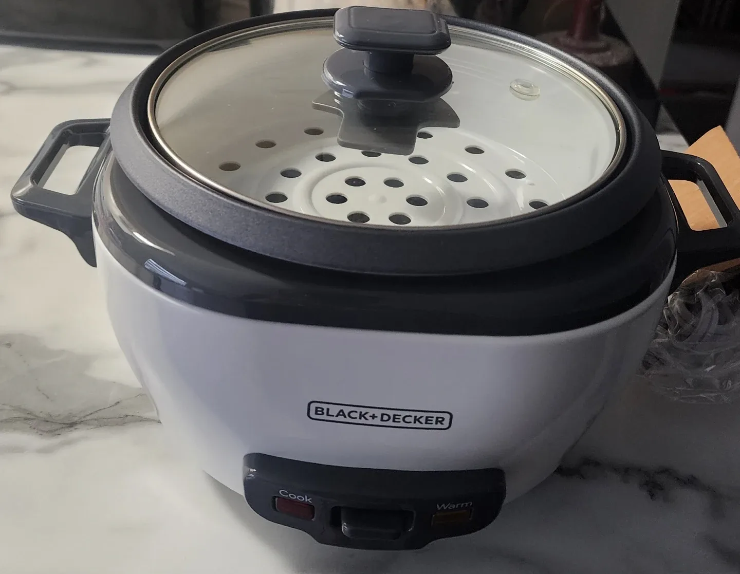 Black+Decker 6-Cup Rice Cooker & Steamer image indicator(3)