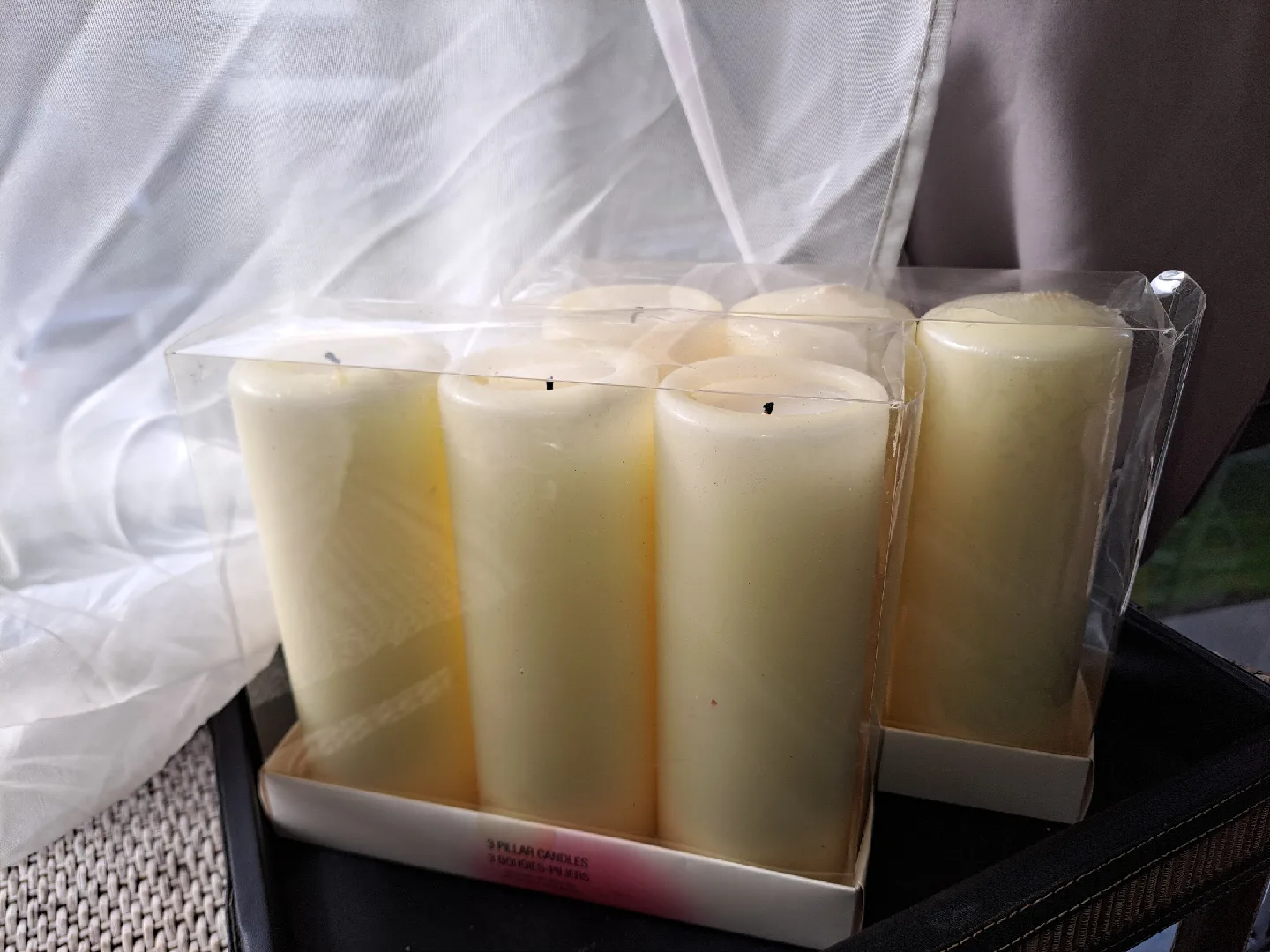 6 Pillar Candles - New in Box image indicator(5)