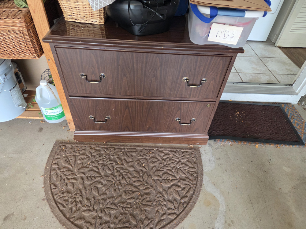 Brown Filing Cabinet - 36x22x29 inches