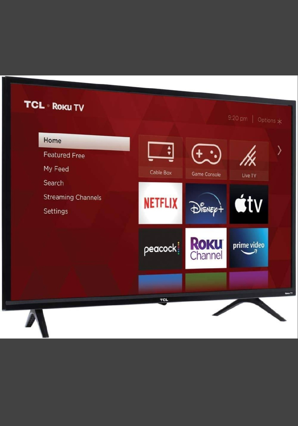 (Free Delivery) TCL TV 32 Inch 720p Roku Smart LED TV (2019)