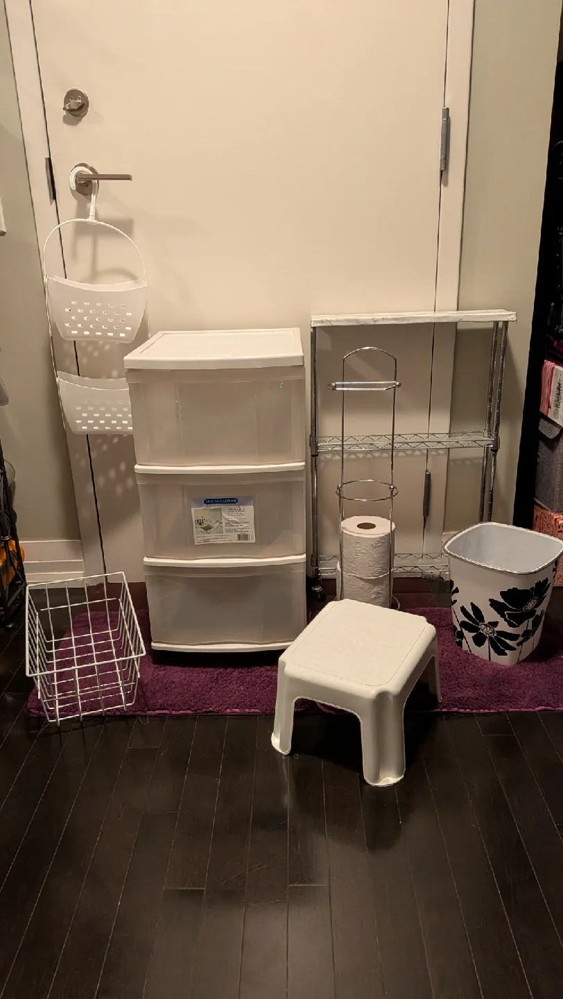 Bathroom Storage/Accessories Bundle 6 items thumbnail