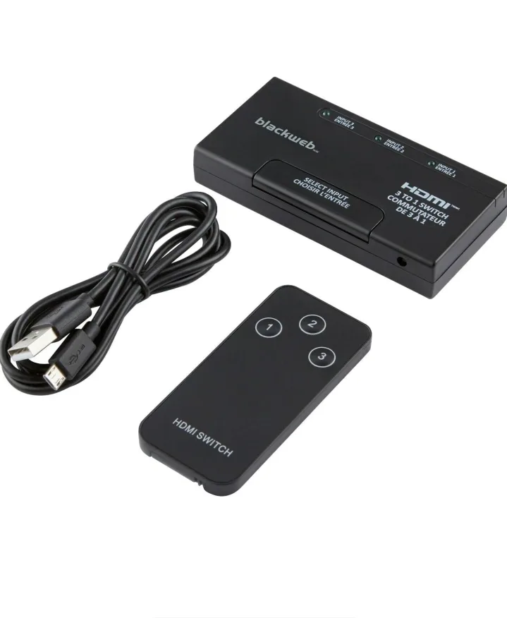 Blackweb 3-Device HDMI Switch❤️ thumbnail
