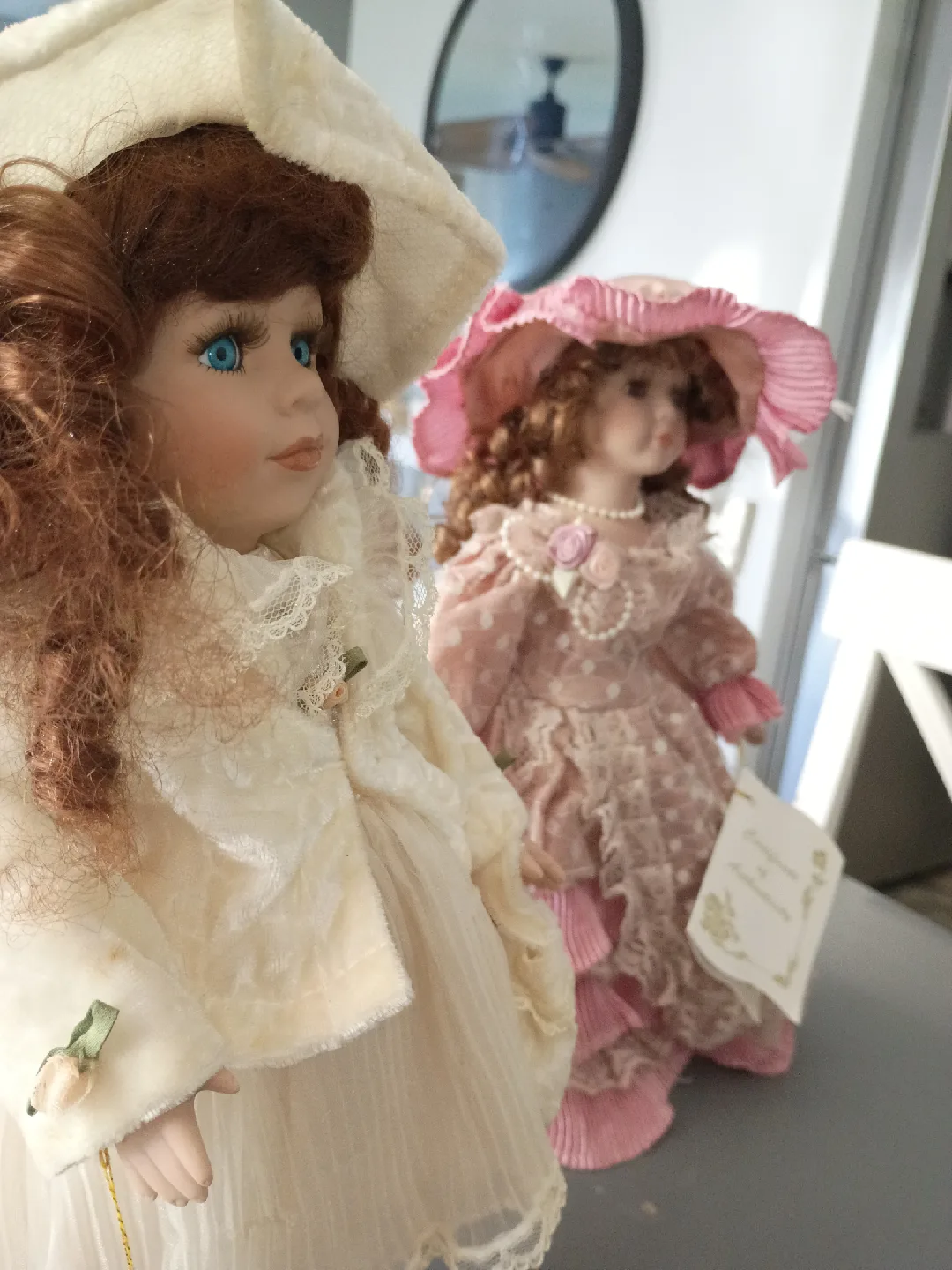 Collectible Porcelain Dolls - Set of 2 image indicator(8)