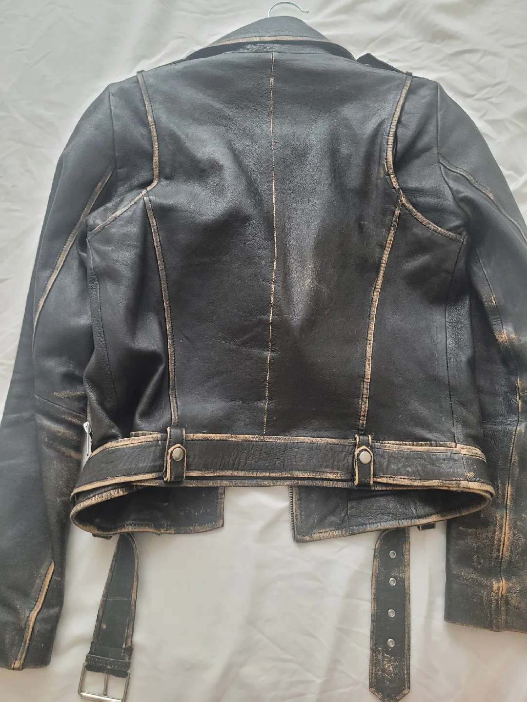 Zara TRF Outerwear Leather Jacket - Size S image indicator(2)