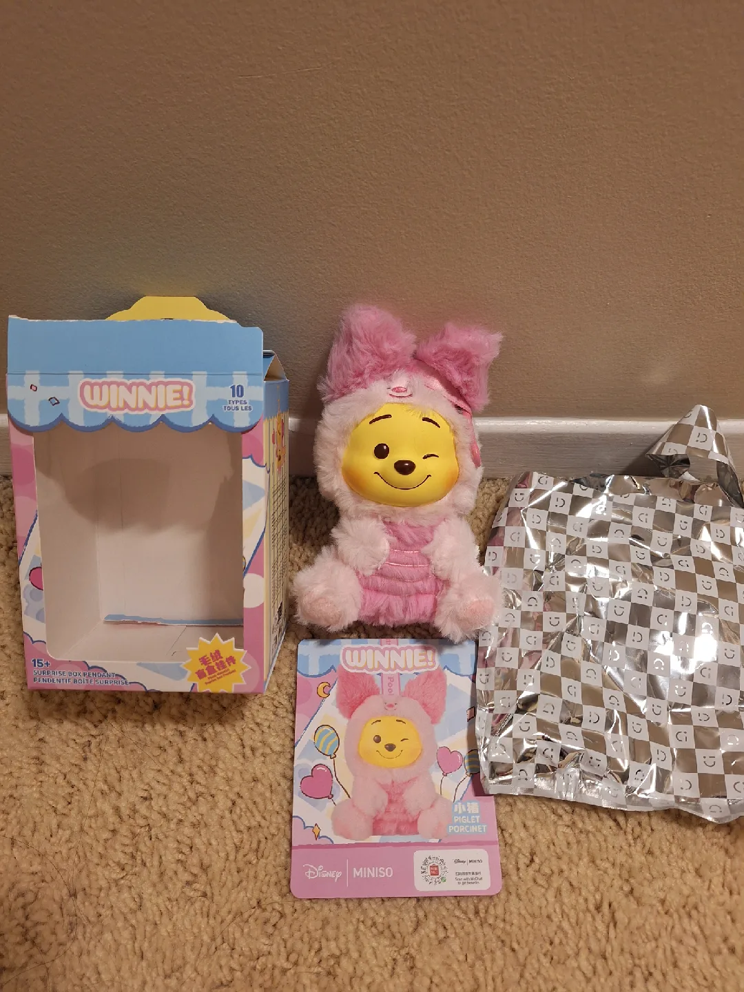 Miniso Winnie the Pooh Blind Box Plushie image indicator(2)