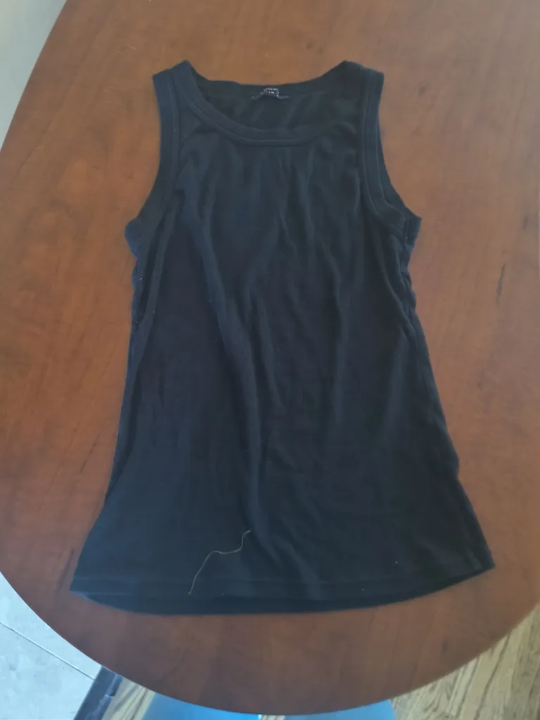 Tahari Black Tank Top - Size L/G thumbnail