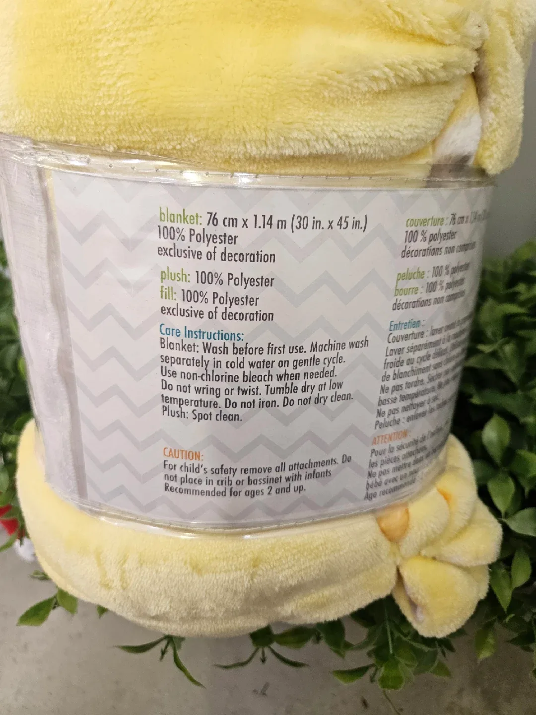 Little Miracles Snuggle Me Duck Blanket Plush Set - NEW image indicator(3)