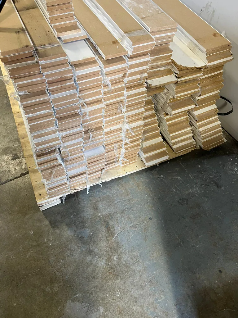 baseboard trim and door casing