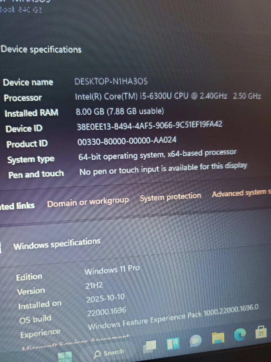 14inch i5 6th gen HP EliteBook 840 Gen 3 Laptop image indicator(8)