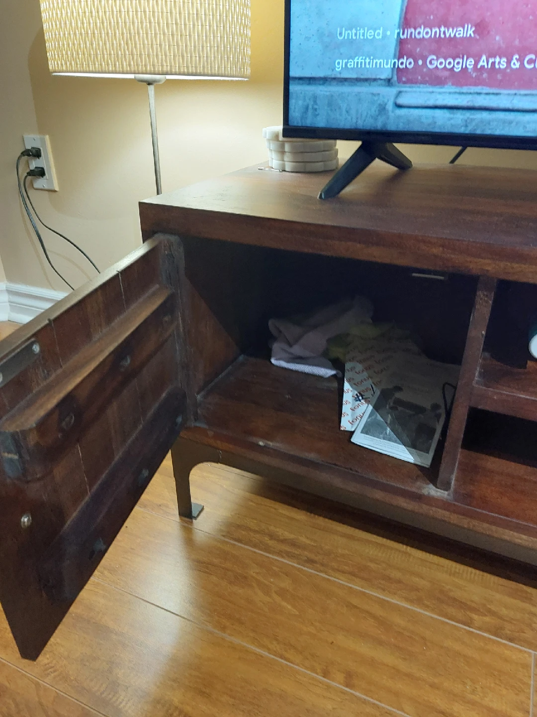 Wooden TV Stand - photo 2