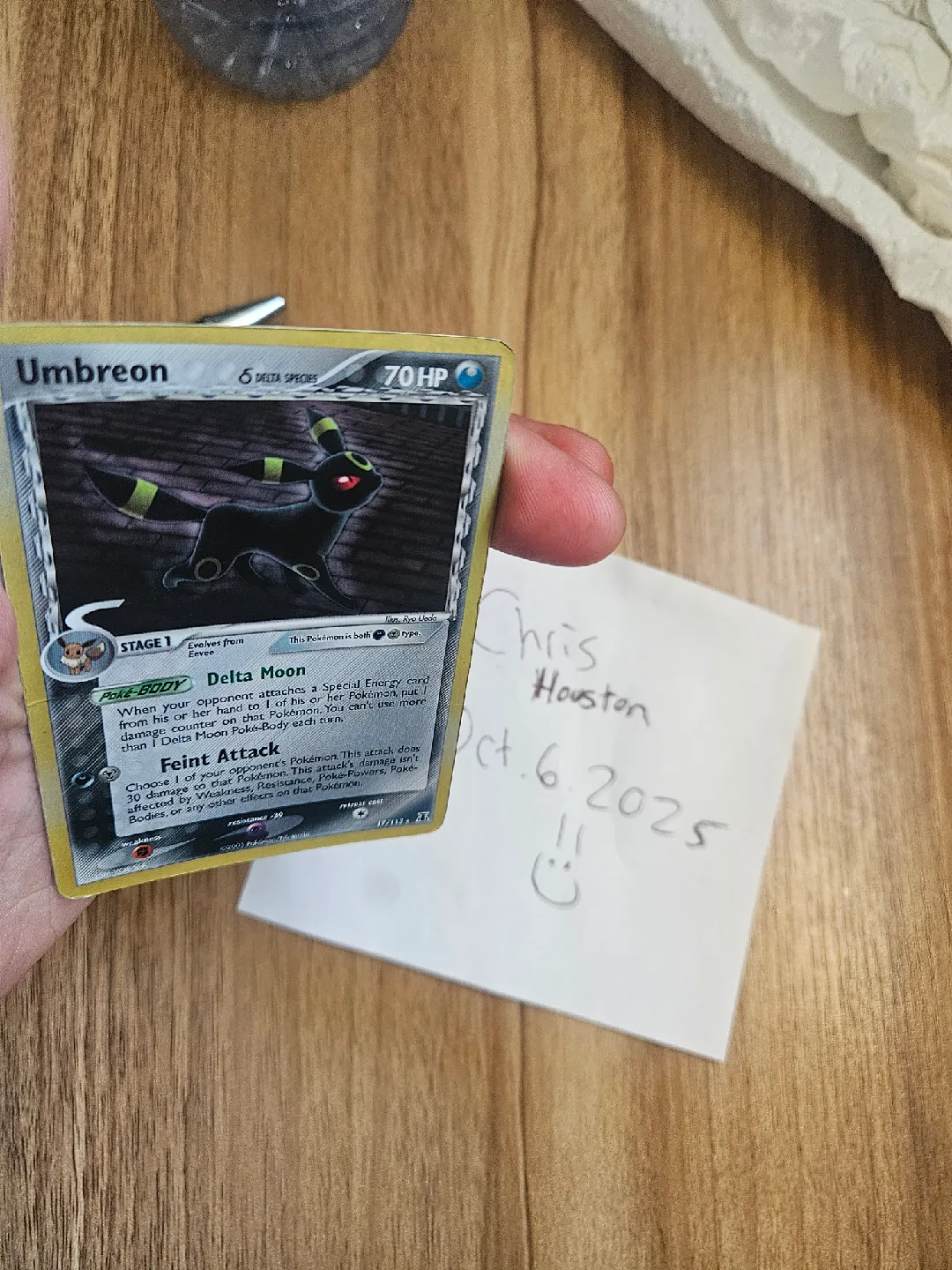 Pokemon TCG - Umbreon 17/113 ex Delta Species Holofoil image indicator(5)