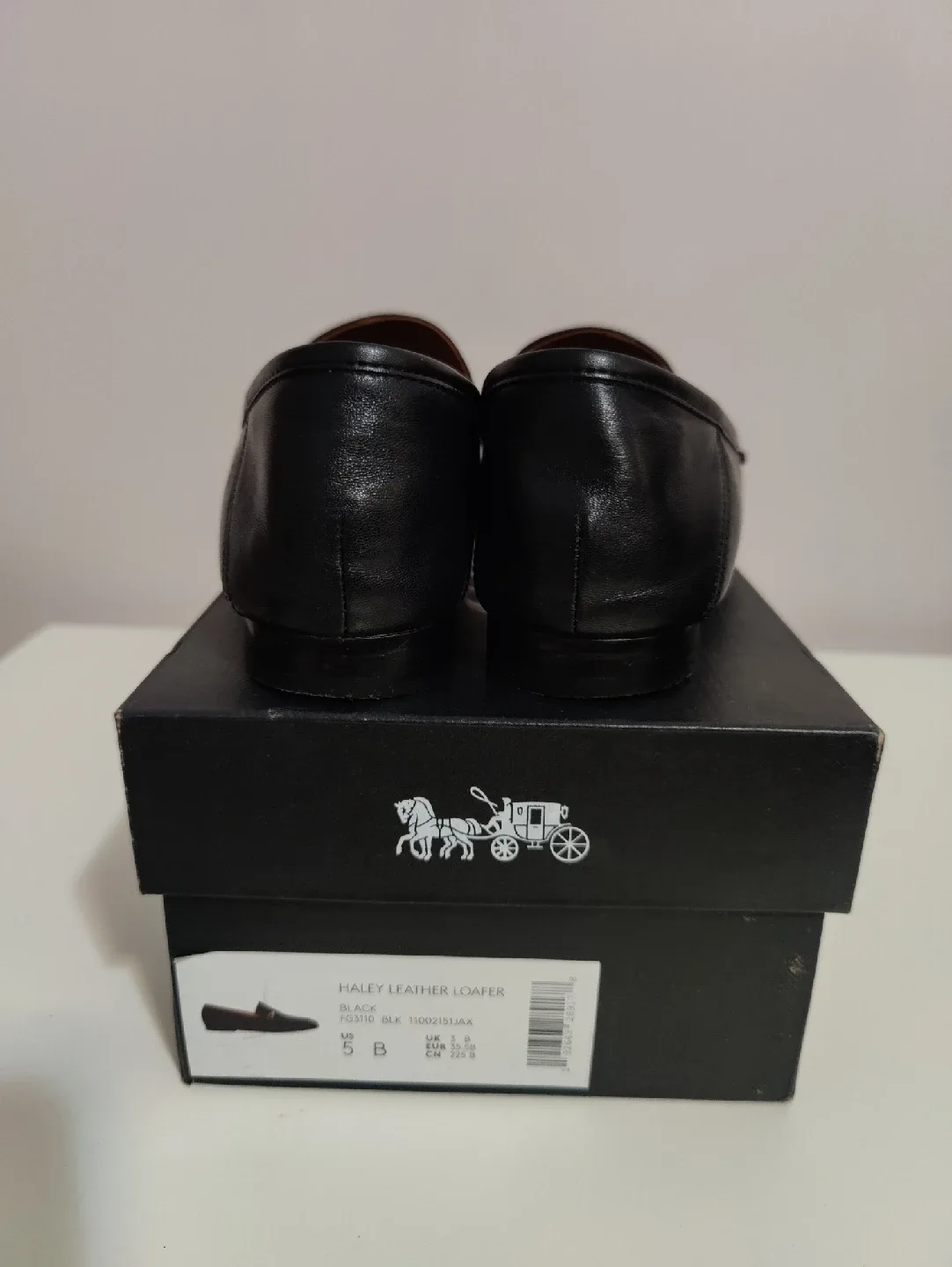 Coach Haley Leather Loafer - Size 5B image indicator(2)