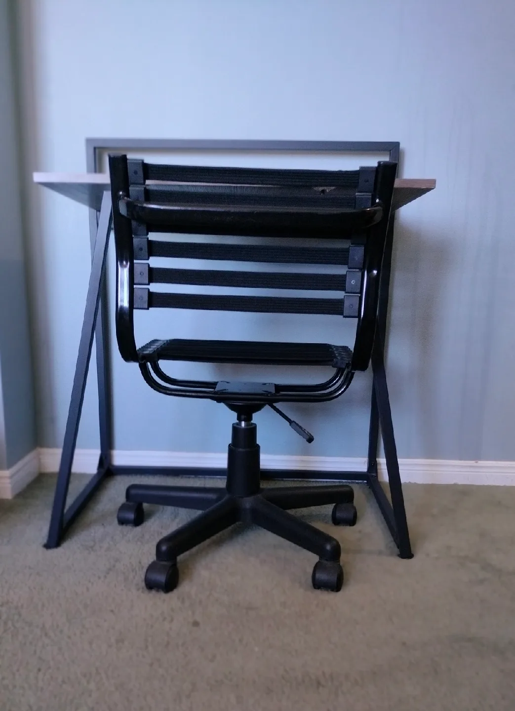 Allison Bungie Flat Low Black Office Chair image indicator(6)