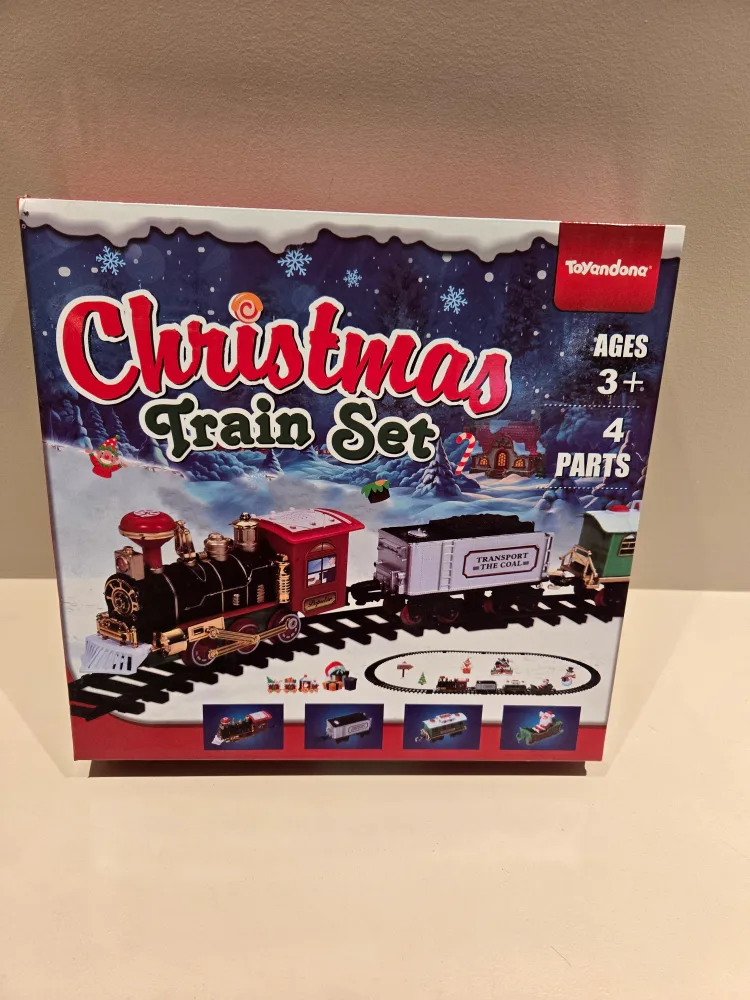 Toyandona Christmas Train Set Ages 3+ thumbnail