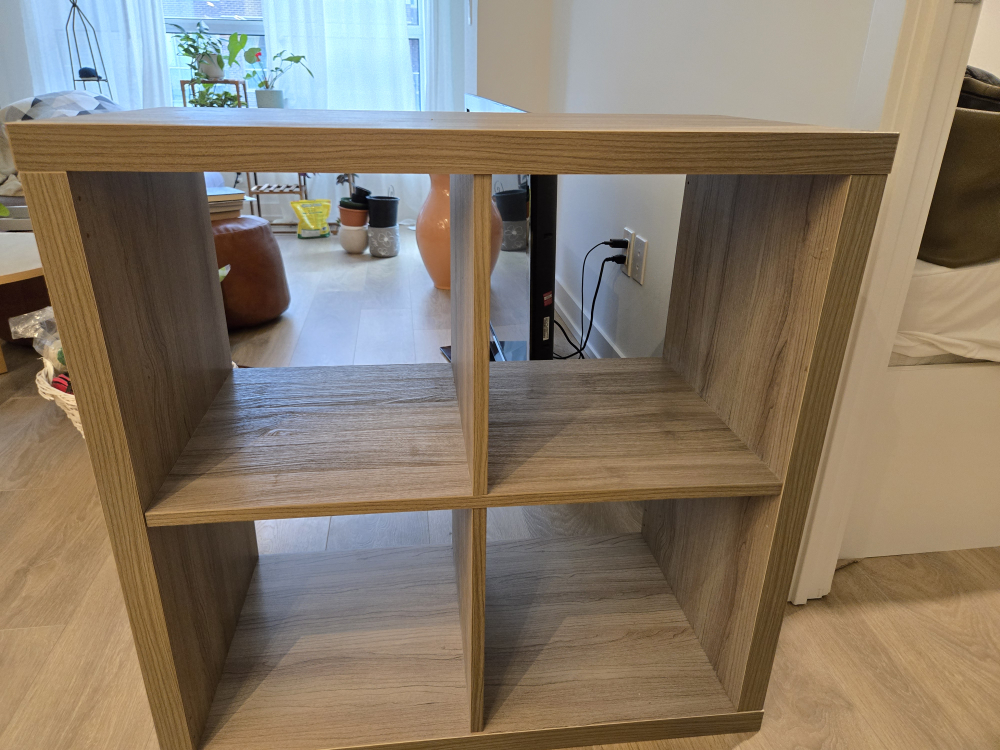 IKEA Kallax 4-Cube Storage Shelf Unit - photo 2