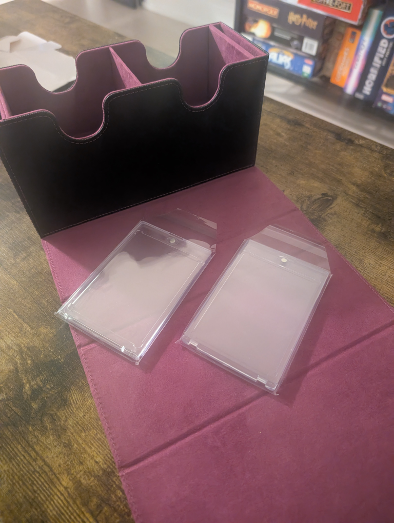Trading Card Game Deck Box - Black & Purple - photo 5