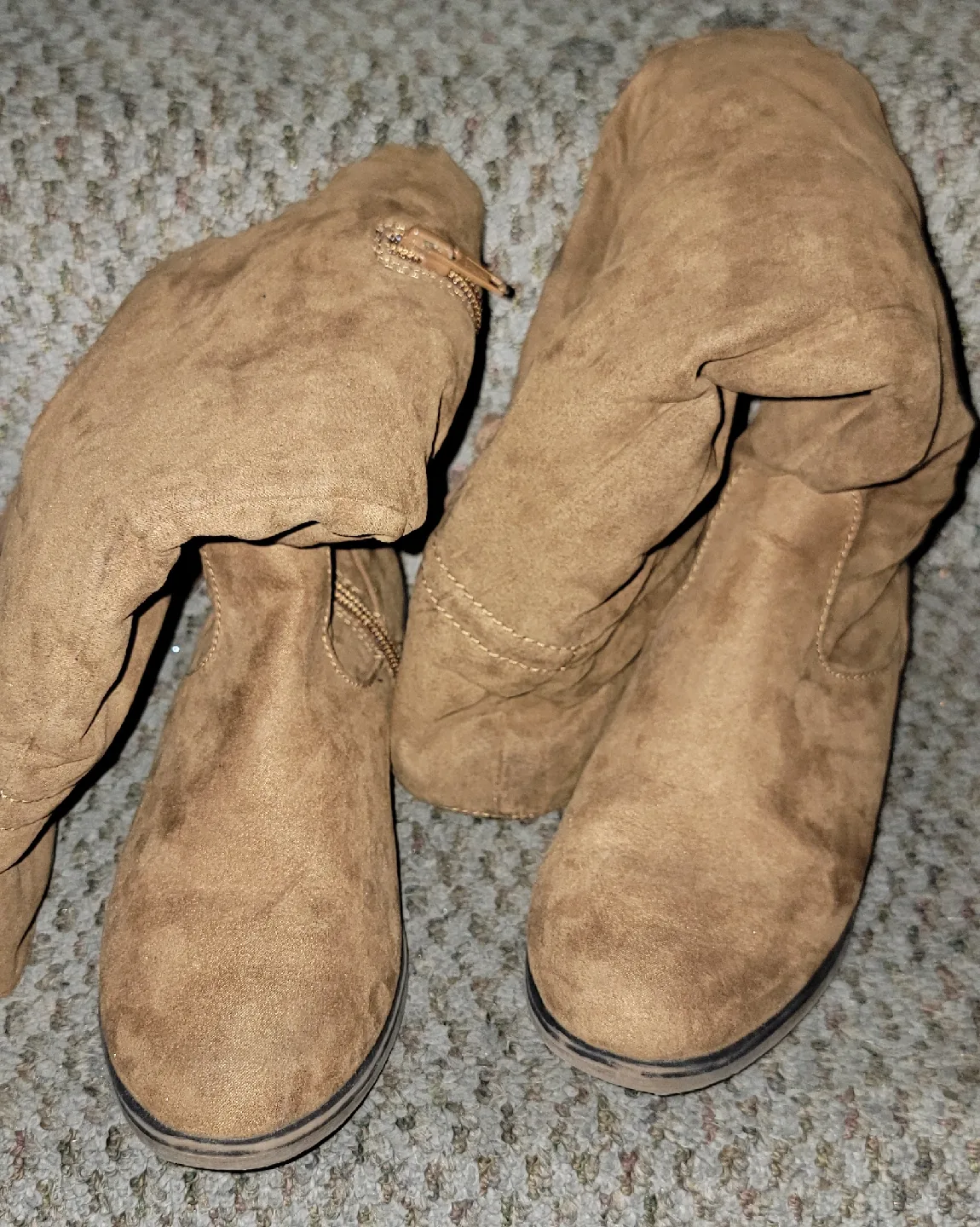 Brown Over-the-Knee Boots - Size 3 thumbnail