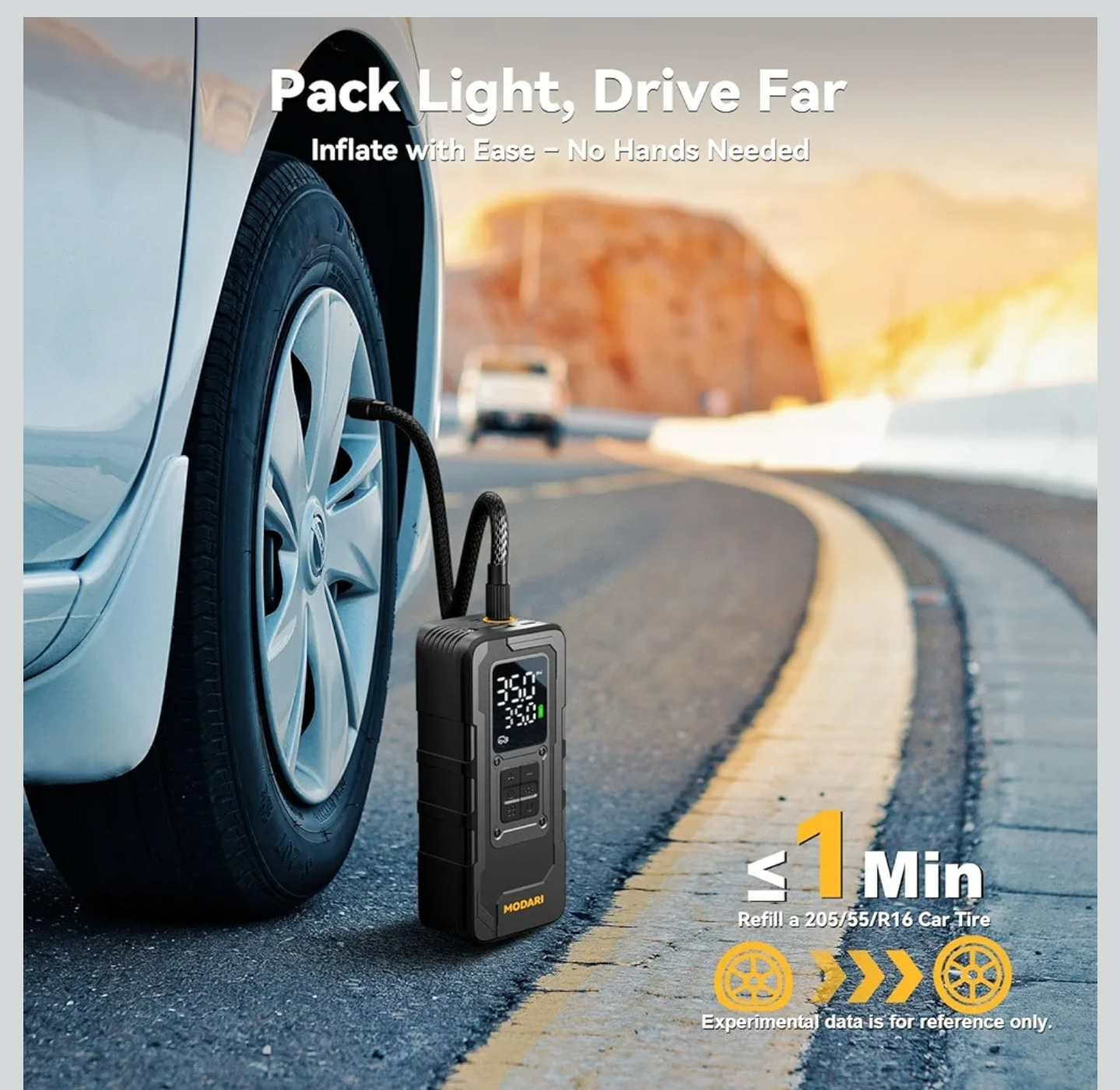 Tire Inflator Portable - photo 2