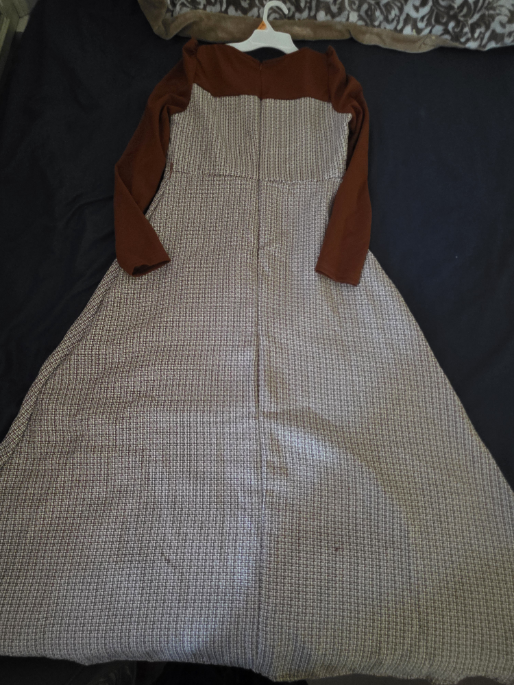 Shein Brown & Beige Dress - photo 3