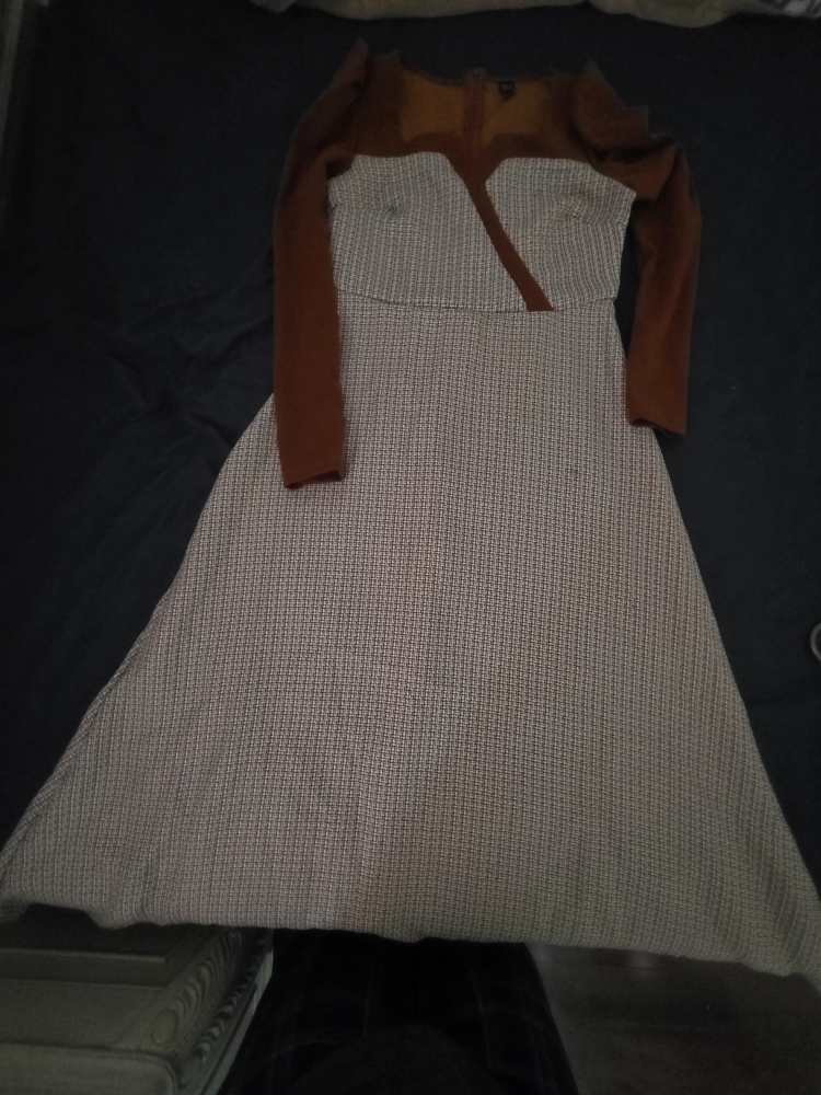 Shein Brown & Beige Dress - photo 4