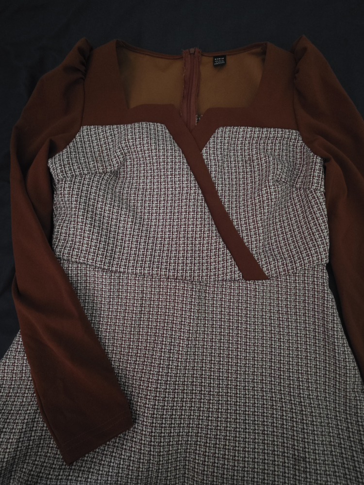 Shein Brown & Beige Dress - photo 5