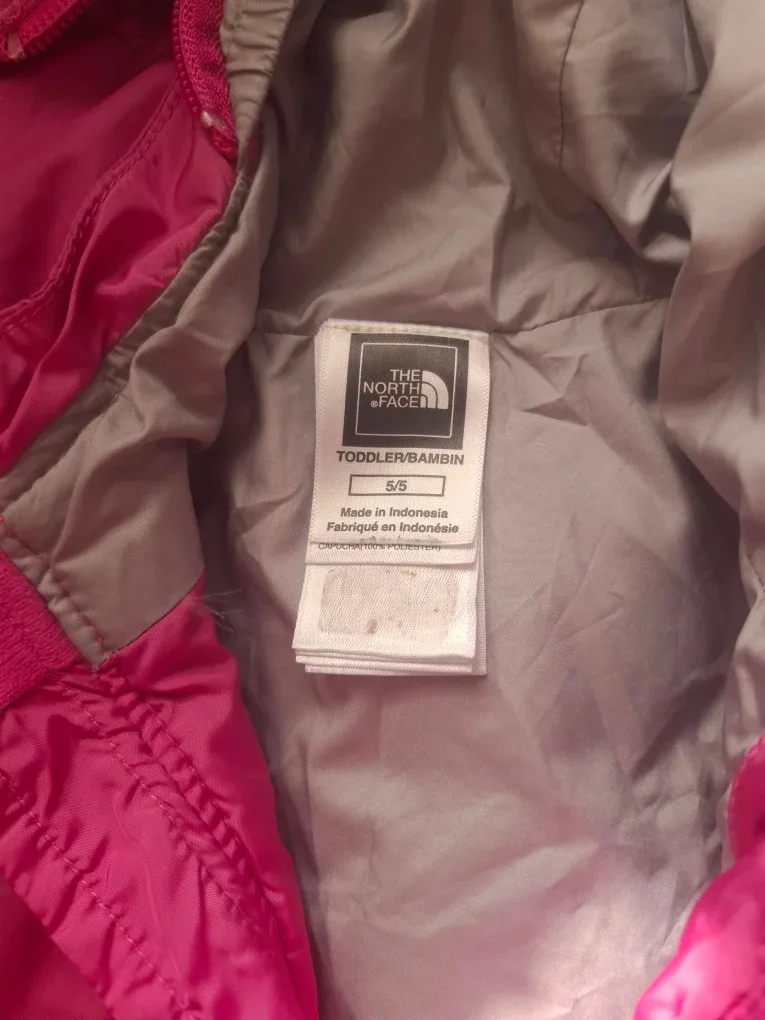 The North Face Pink Toddler Jacket - Size 5/5T image indicator(2)