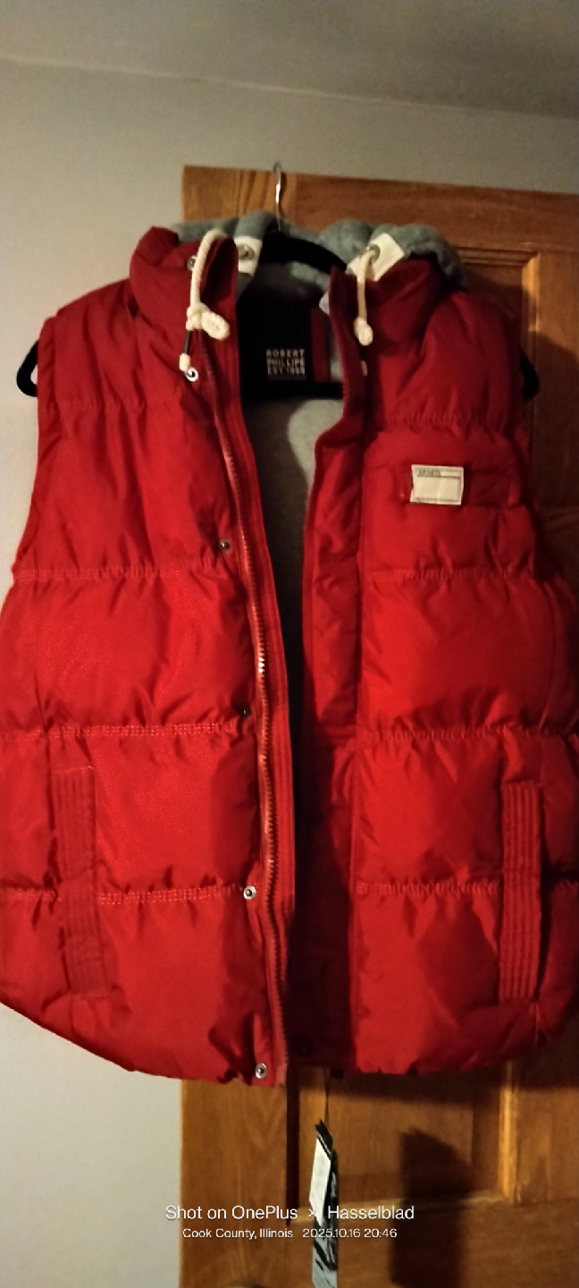 Robert Phillipe Puffer Vest  XL