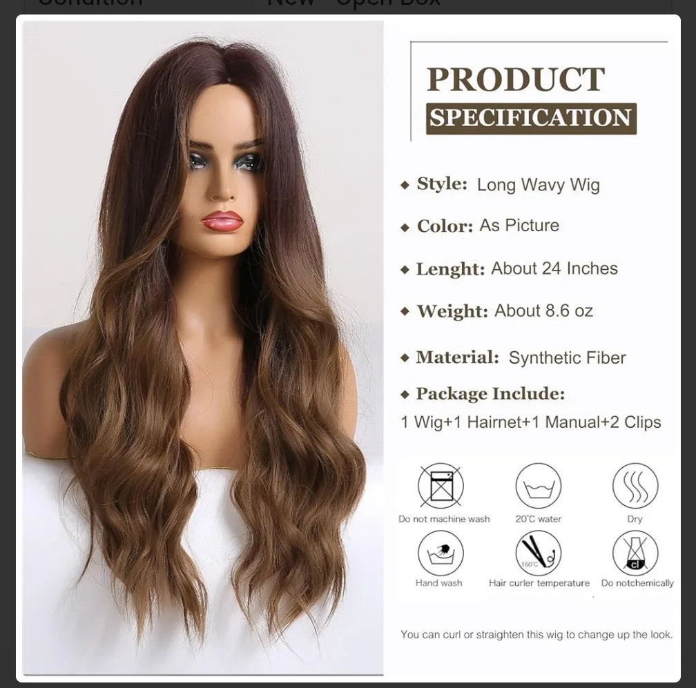 Esmee 24 Inch Long Wavy Wig - NEW