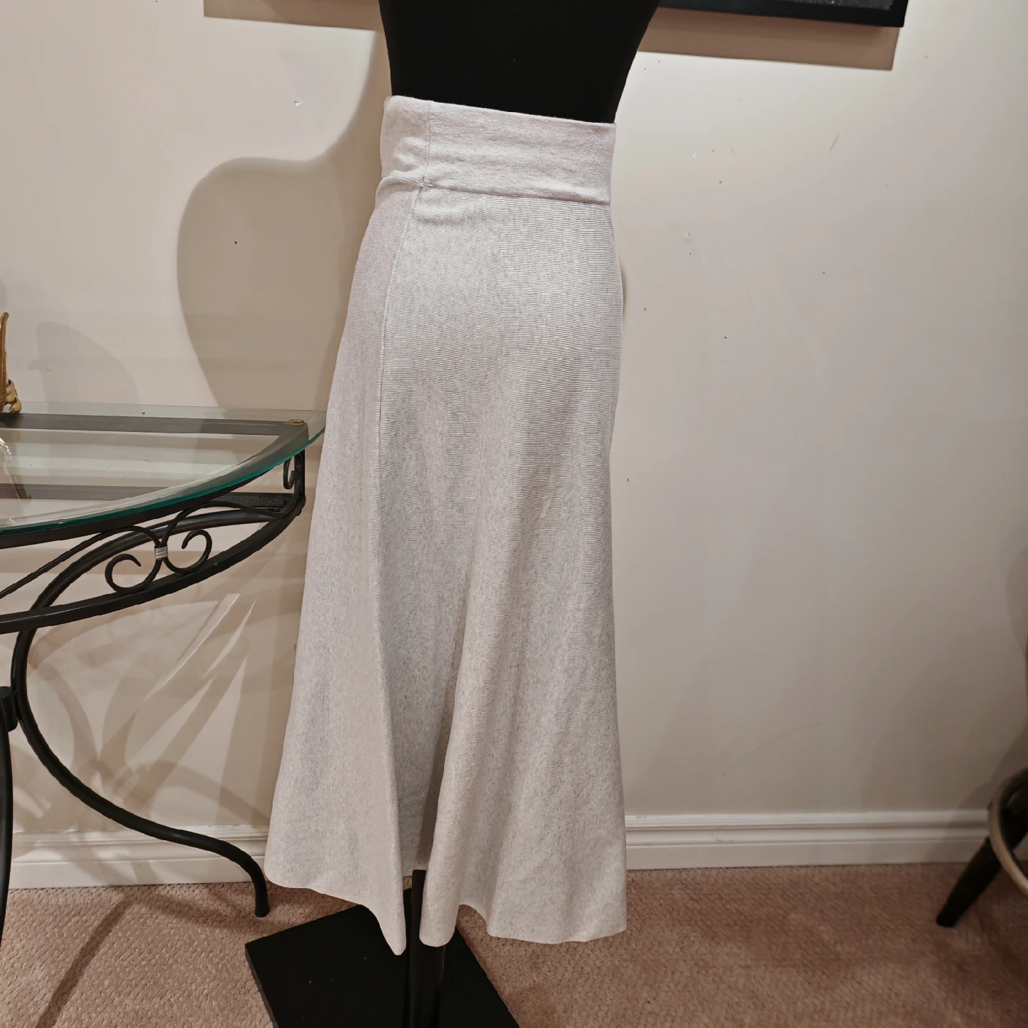 ZaraGrey Knit Midi Skirt - photo 5