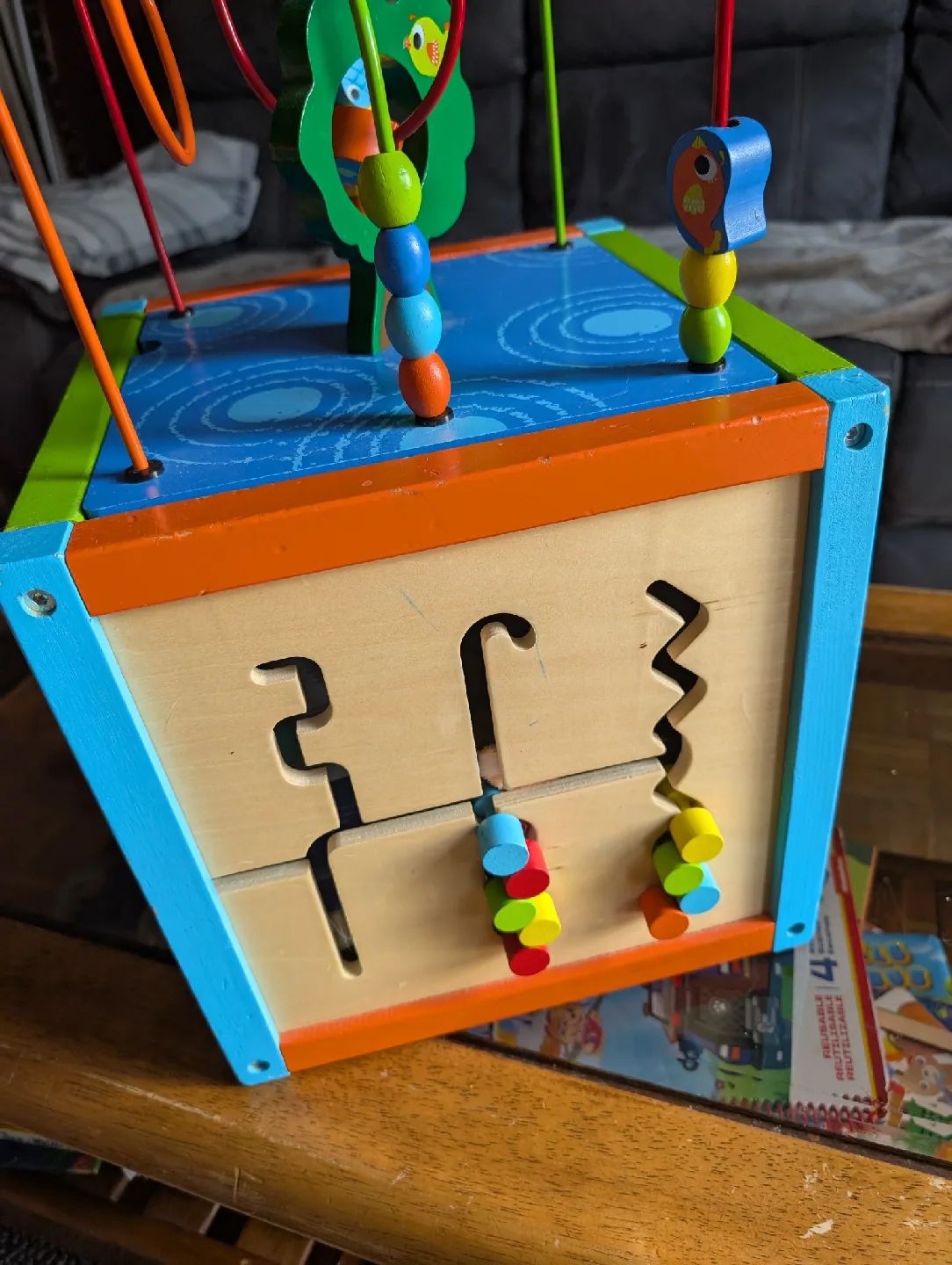 Wooden Activity Cube image indicator(5)