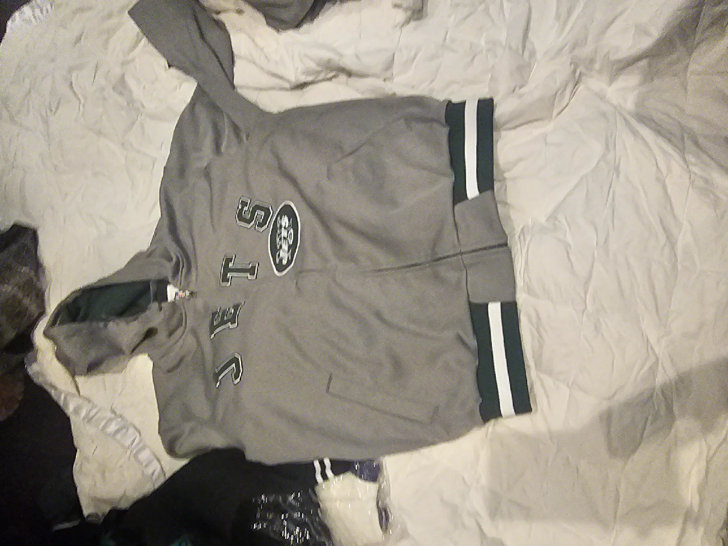 New York Jets Grey Hoodie thumbnail