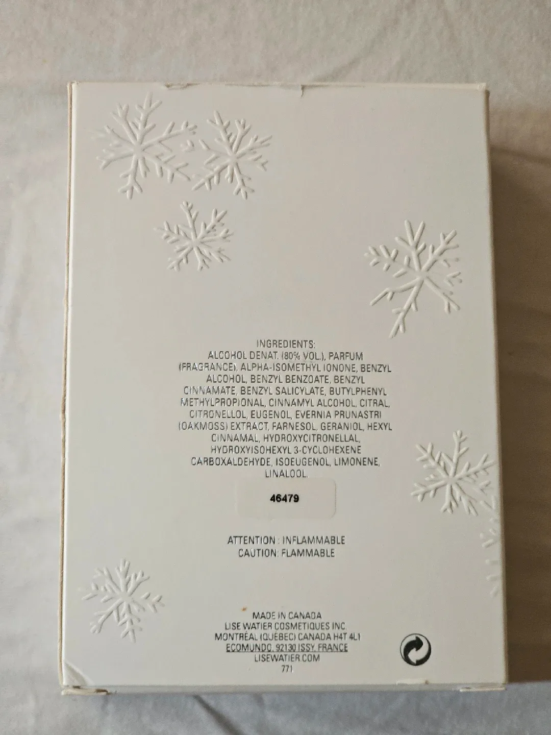 Lise Watier Neiges Eau de Toilette 50ml image indicator(3)