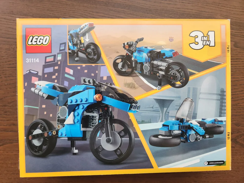 New in box: LEGO Creator 3in1 Superbike set (discontinued) image indicator(3)
