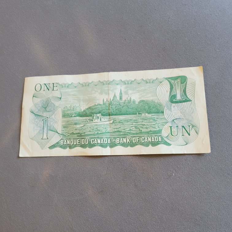 Vintage Canadian One Dollar Bill - photo 2