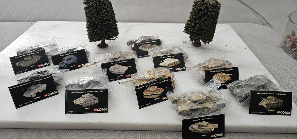 Corgi Model Airplanes and Tanks