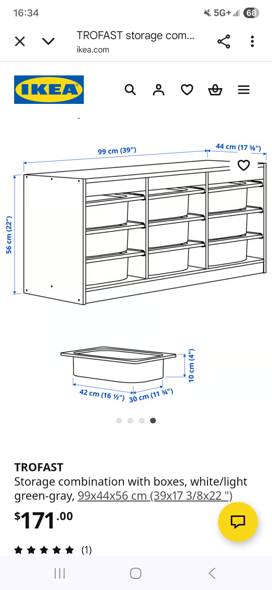 IKEA Trofast Storage Combination with Baskets - photo 4
