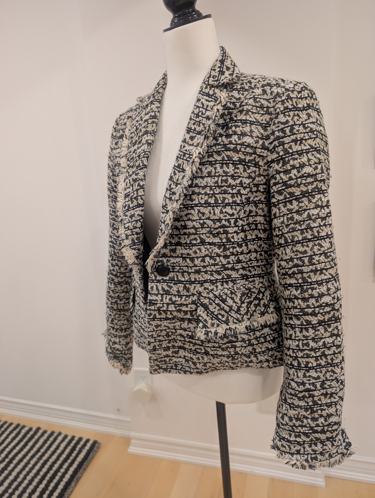 Nanette Lepore Tweed Blazer - Size 8 - photo 2
